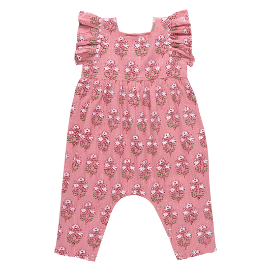Baby Girls Elsie Jumper - Pink Strawflower