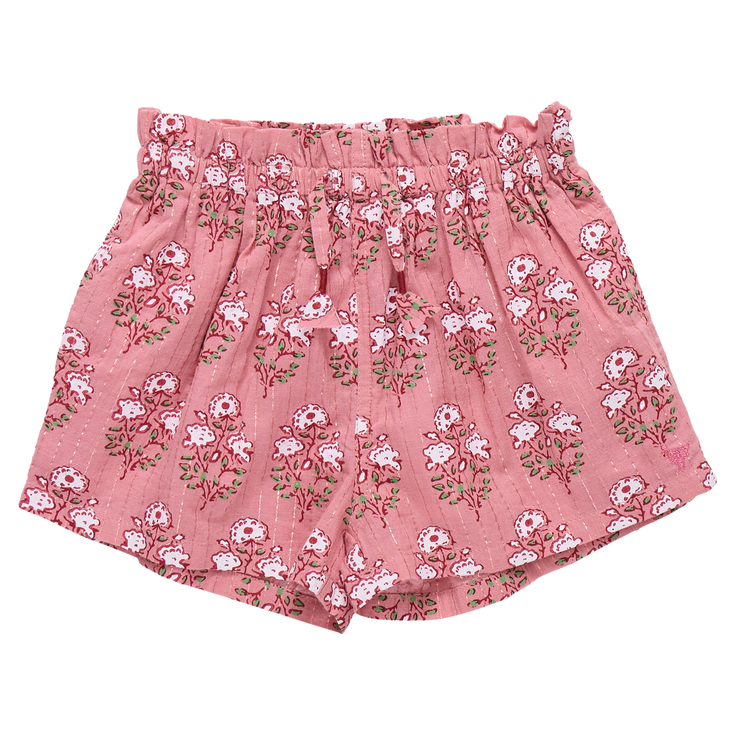 Girls Theodore Short - Pink Strawflower