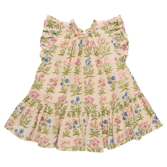 Girls Harper Dress - Leafy Floral