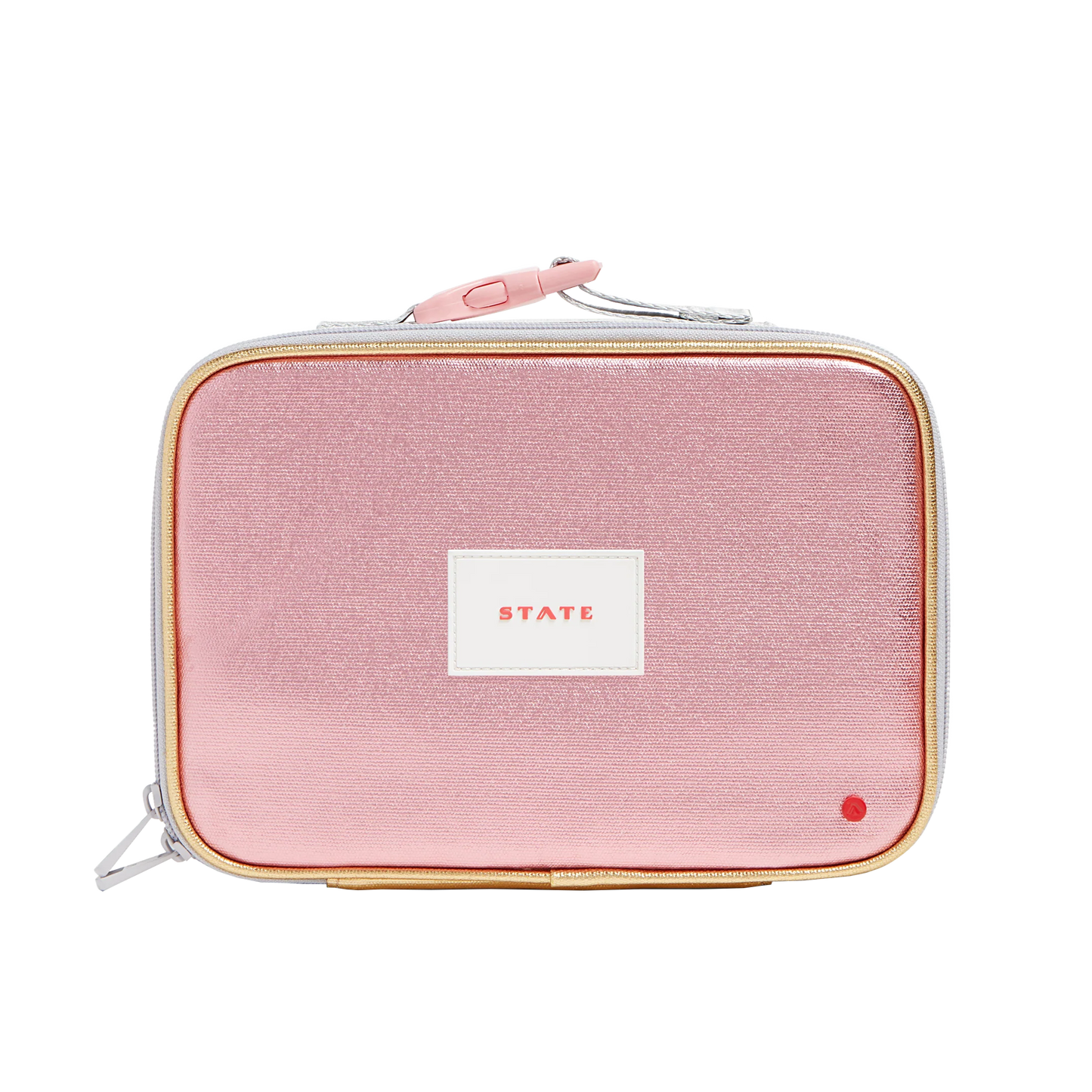 Rodgers Lunch Box - Pink/Silver