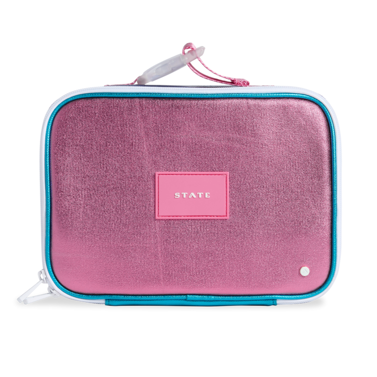 Rodgers Lunch Box - Turquoise/Hot Pink
