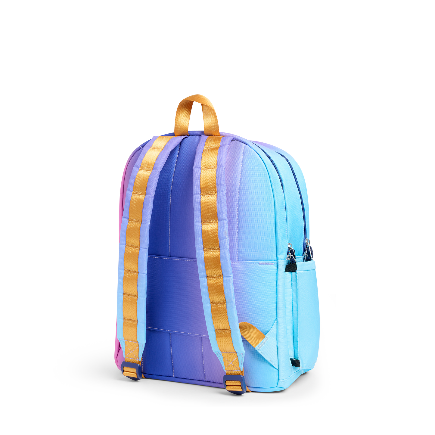 Kane Double Pocket Large Backpack - Blue/Pink Gradient