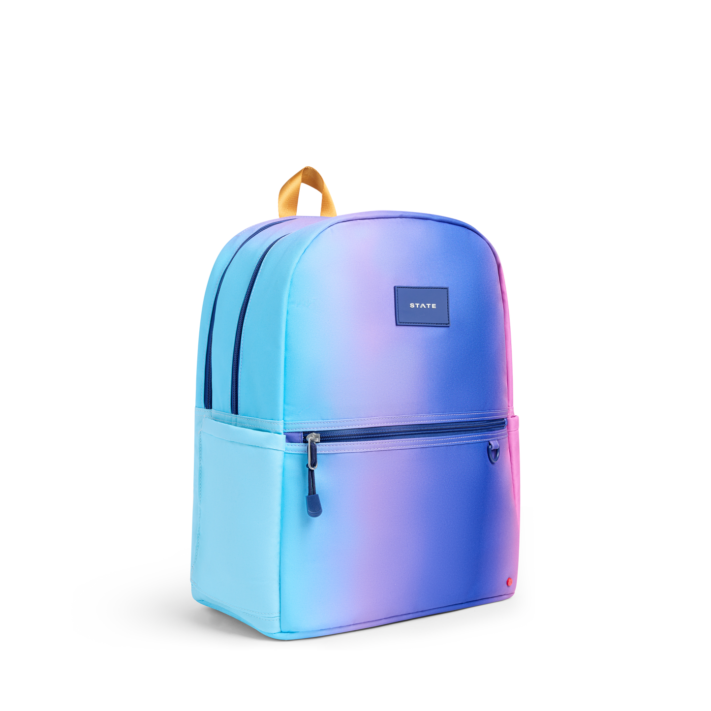 Kane Double Pocket Large Backpack - Blue/Pink Gradient