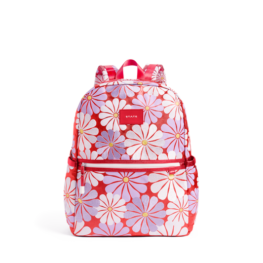 Kane Double Pocket Large Backpack - Ruby Floral
