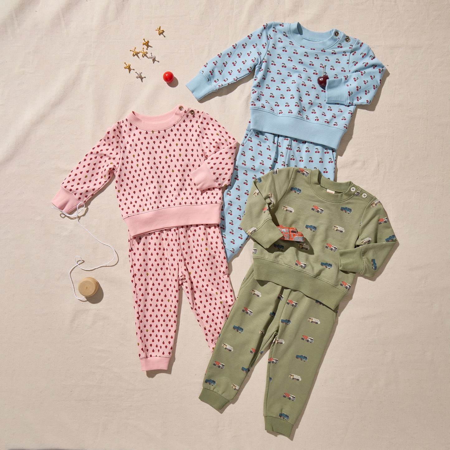 Baby Jax Jogger Set - Dump Trucks
