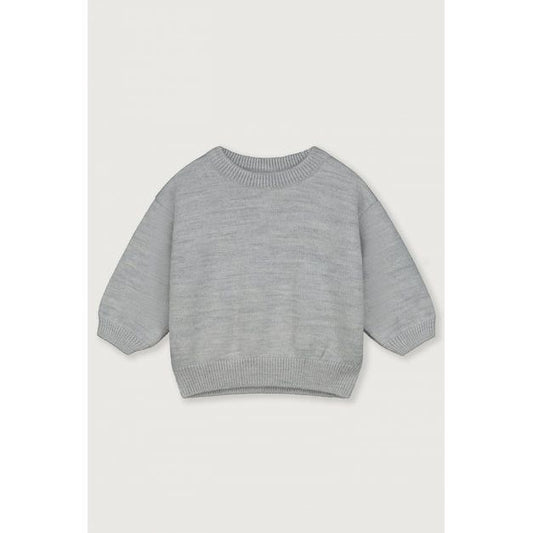 Baby Knitted Jumper I Grey Melange