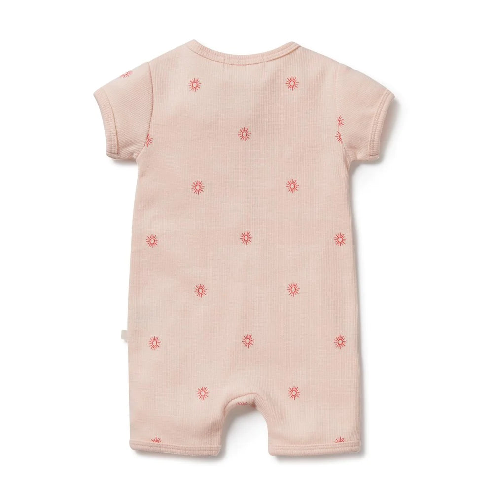 PETIT SOLEIL ORGANIC BOYLEG ZIPSUIT