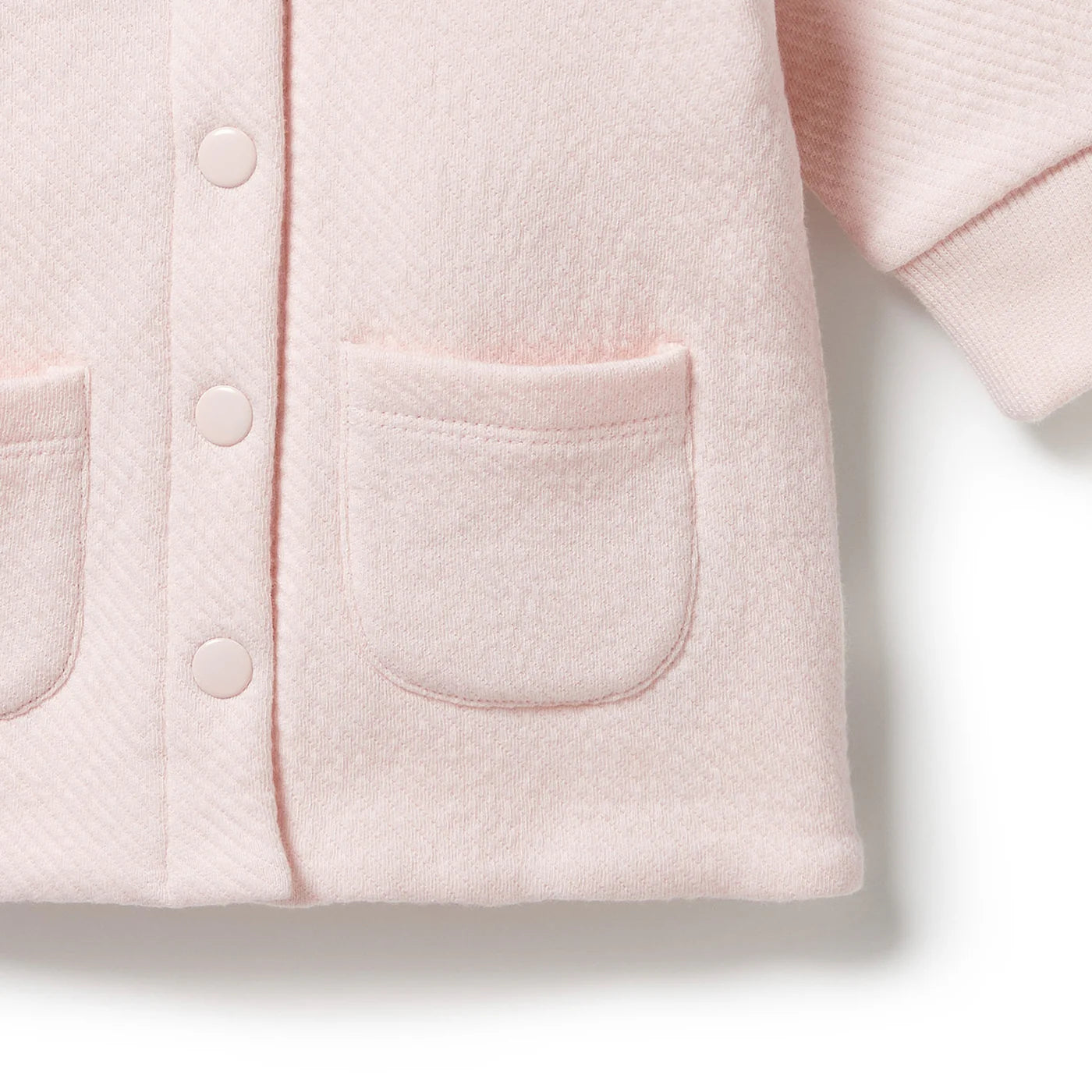 PINK ORGANIC QUILTED JACKET