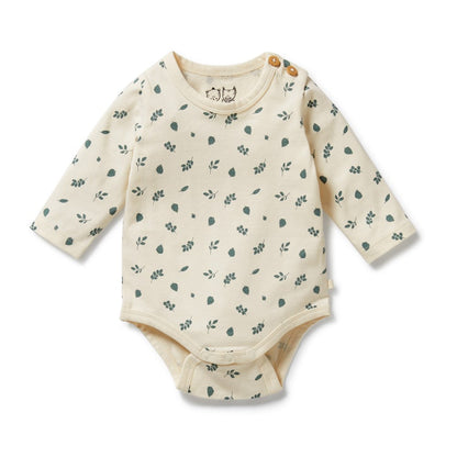 Twilight Leaf Organic Bodysuit by Wilson and Frenchy – made from organic cotton