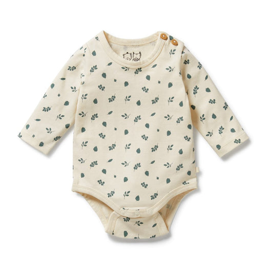 Twilight Leaf Organic Bodysuit by Wilson and Frenchy – made from organic cotton
