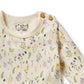 Bella Floral Organic Bodysuit