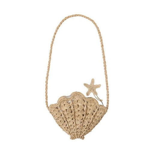 Shell Purse || Straw