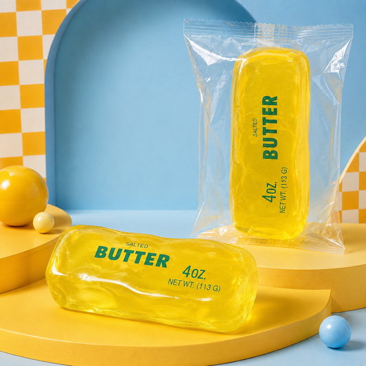 Butter Bar Vaseline-Like Clear Squishy Stress Fidget Bar