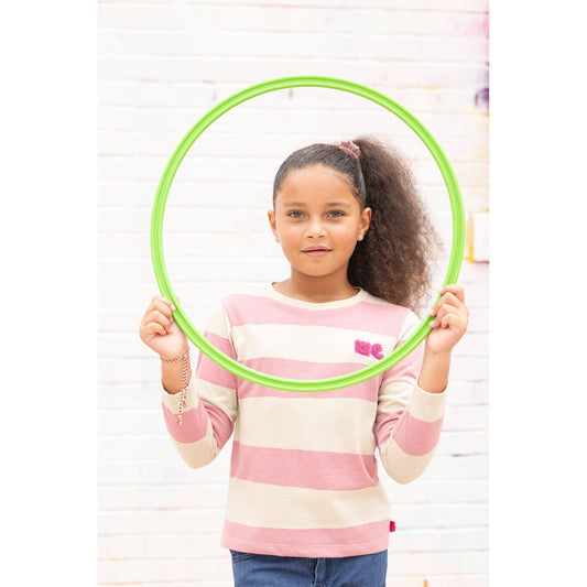 Recycled Cotton Pink Rugby Stripe T-Shirt