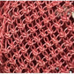 St Jean Jute Beach Tote "Soleil": Pink / OS