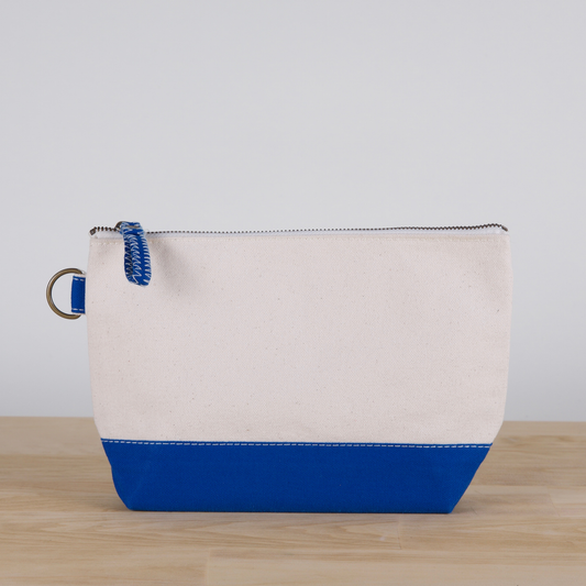 All In Zip Top Pouch: Cobalt