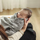 Rainbow Knit Swaddle Blanket - Brown