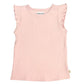 Amie Ruffle Tank in Light Pink: Pink