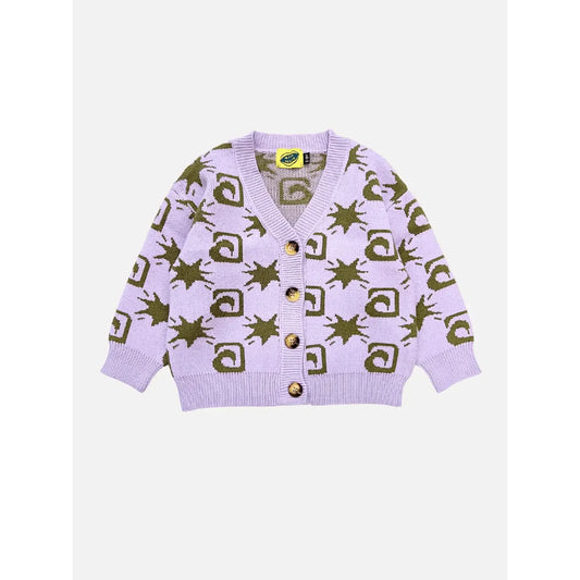TRELLIS CARDIGAN: Lavender