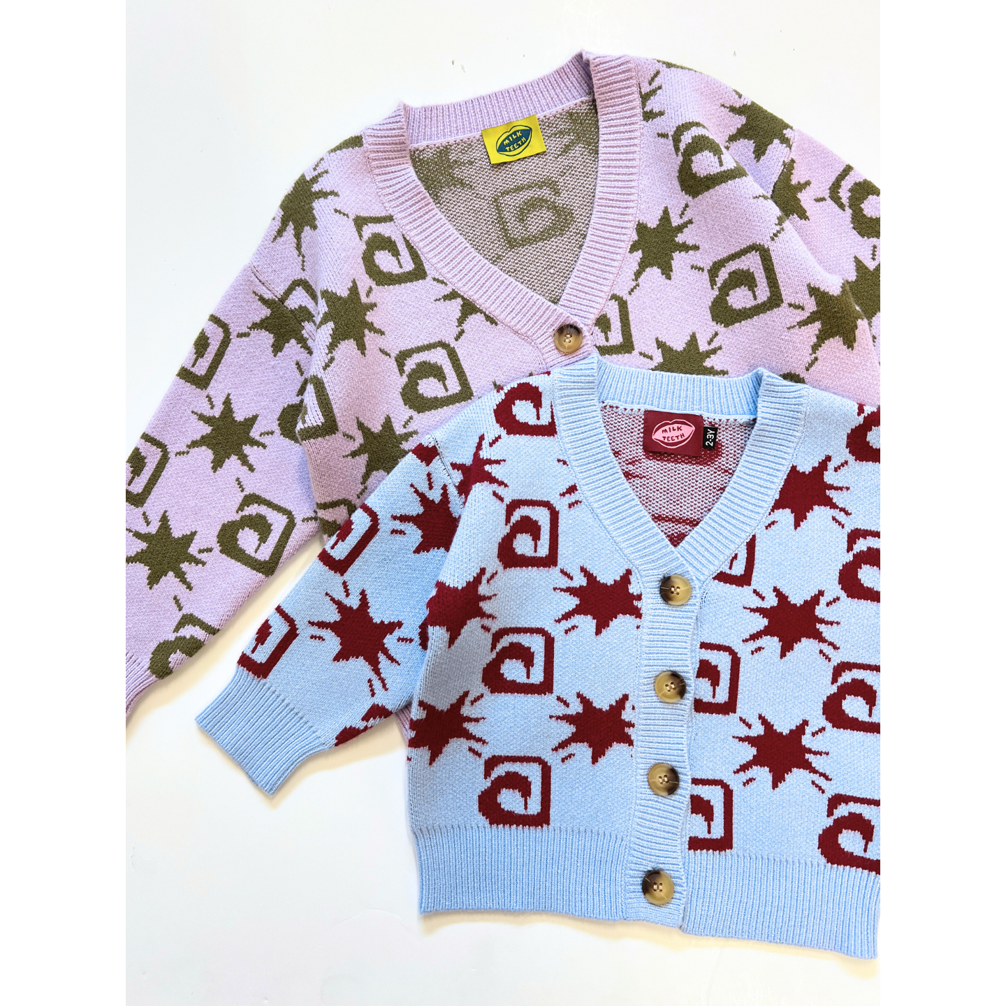 TRELLIS CARDIGAN: Lavender