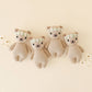 cuddle+kind - Baby honey bear (ivory floral)