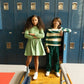 Recycled Cotton Green Rugby Stripe T-Shirt