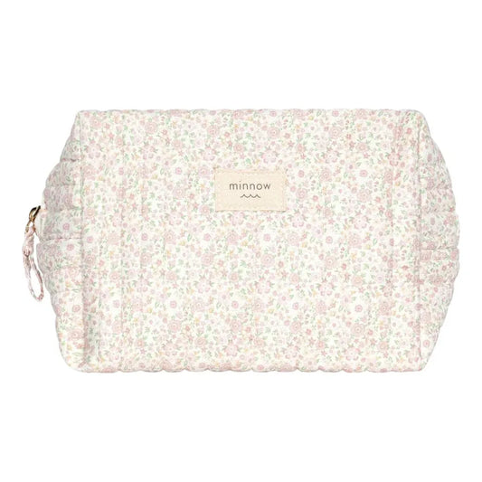 antique floral travel pouch