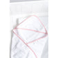 Hooded Terry Bath Towel | Light Pink