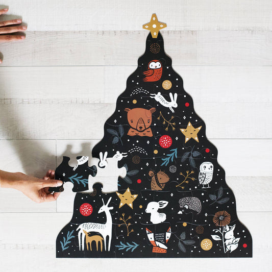 Wee Gallery - Christmas Tree Floor Puzzle