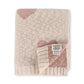 Loving Hearts - Organic Jacquard Sweater Knit Baby Blanket: Natural / One Size