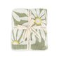Wildflower - Organic Jacquard Knit Baby Blankets: Sage Green / One Size