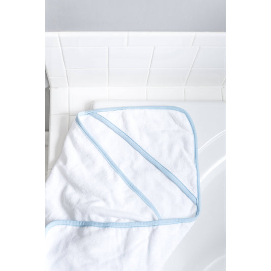 Hooded Terry Bath Towel  | Light Blue