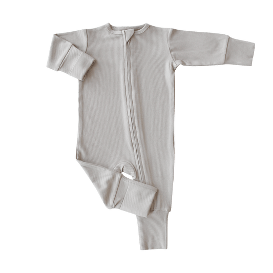 Simply Taupe Rib Convertible Romper
