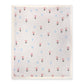 Sweet Floral -Organic Cotton Jacquard Knit Baby Blanket