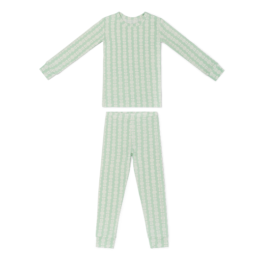 Mint Meadows Bamboo Toddler Pajama Set