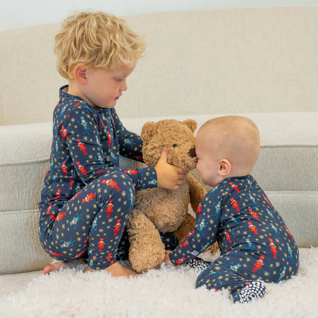 Big Kid Pajama - Nutcracker Navy