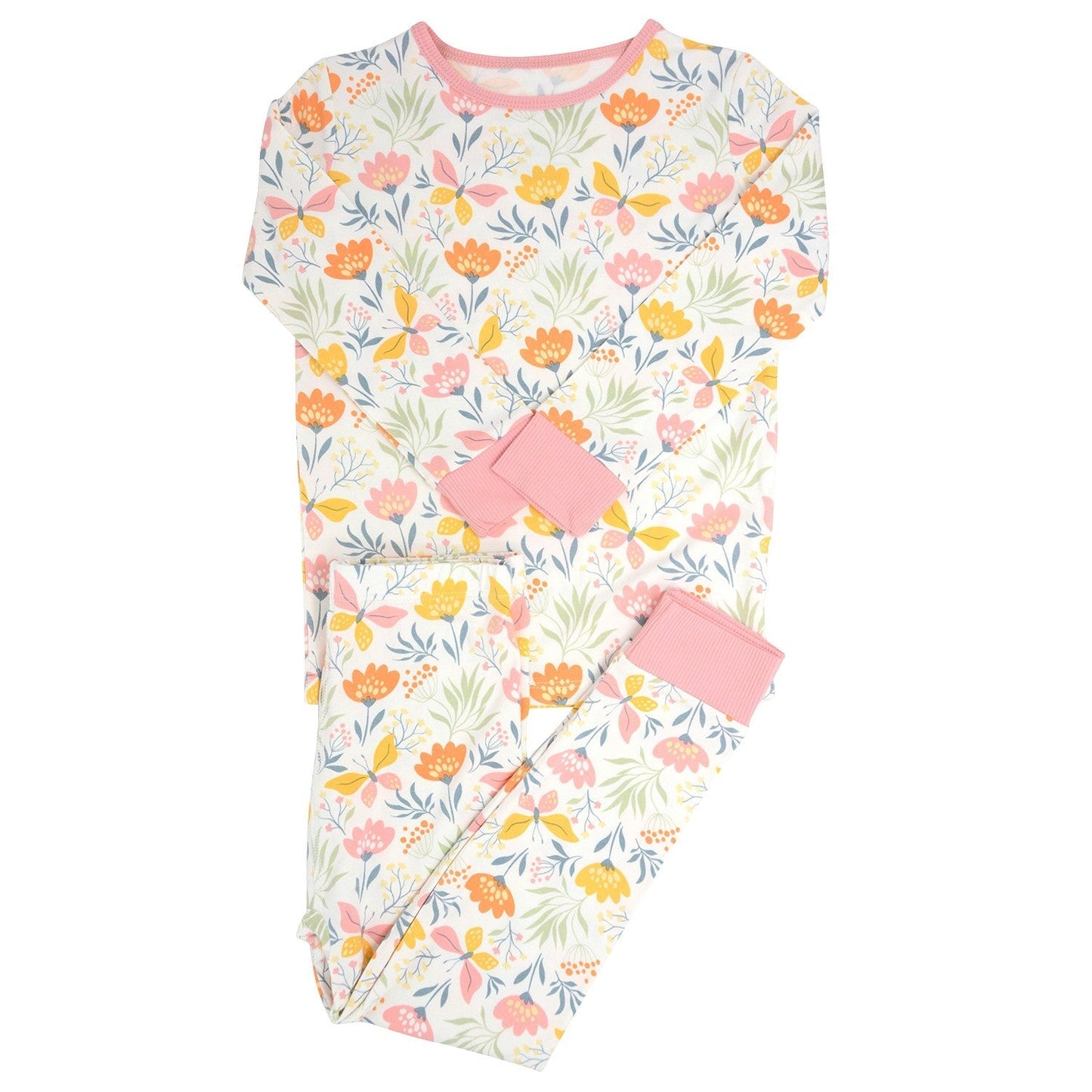 Big Kid Pajama - Butterfly Floral
