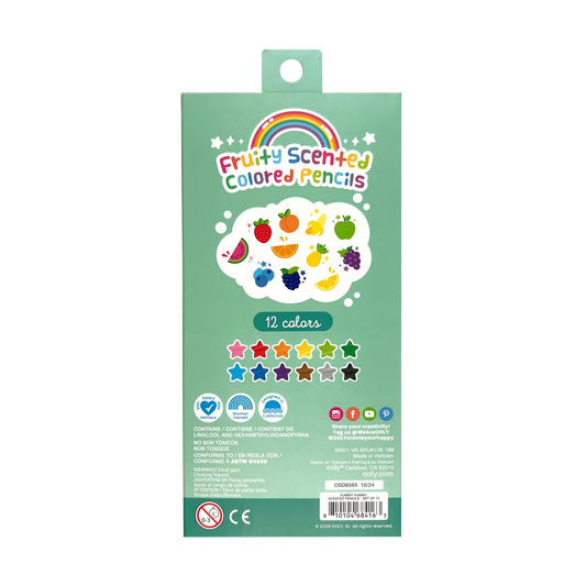 OOLY - Yummy Yummy: Scented Colored Pencils