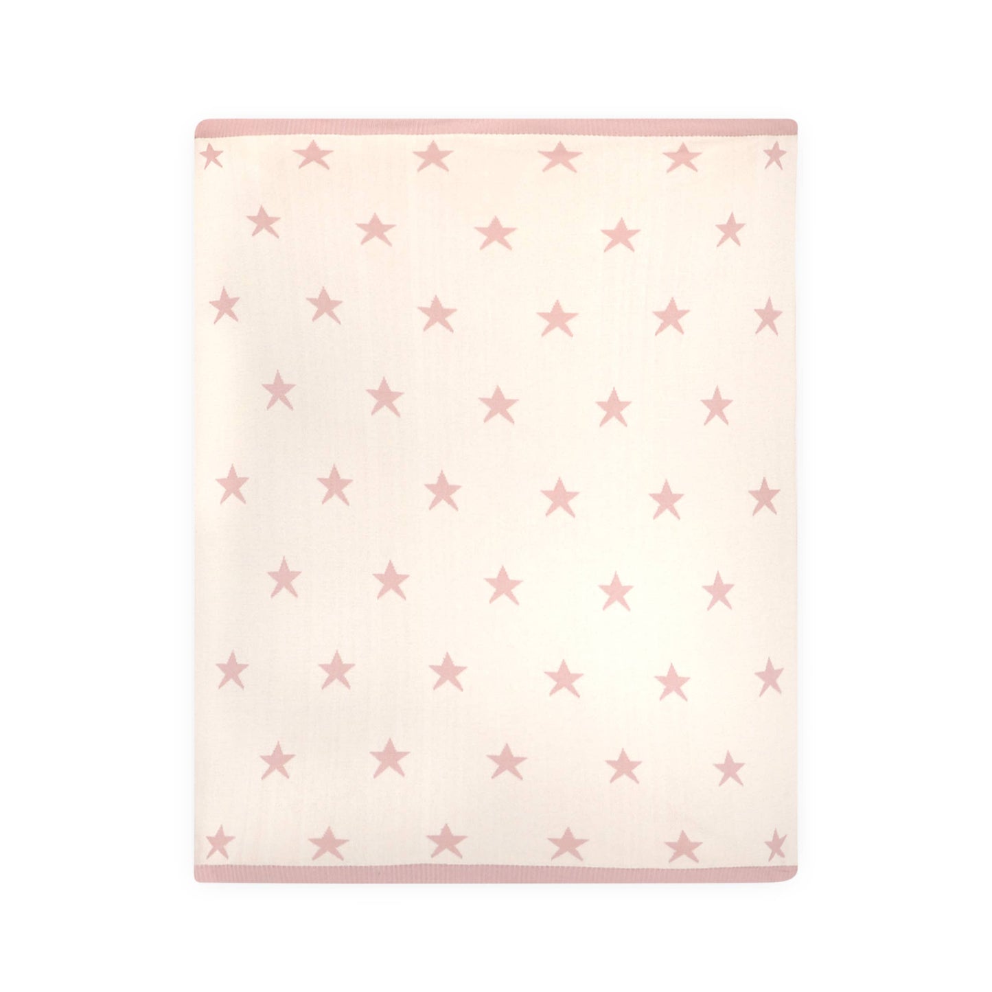 Stars Reversible Sweater Knit Baby Blankets Organic Cotton: Grey Heather