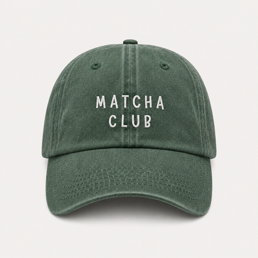 Baseball hat - Matcha Club: One size