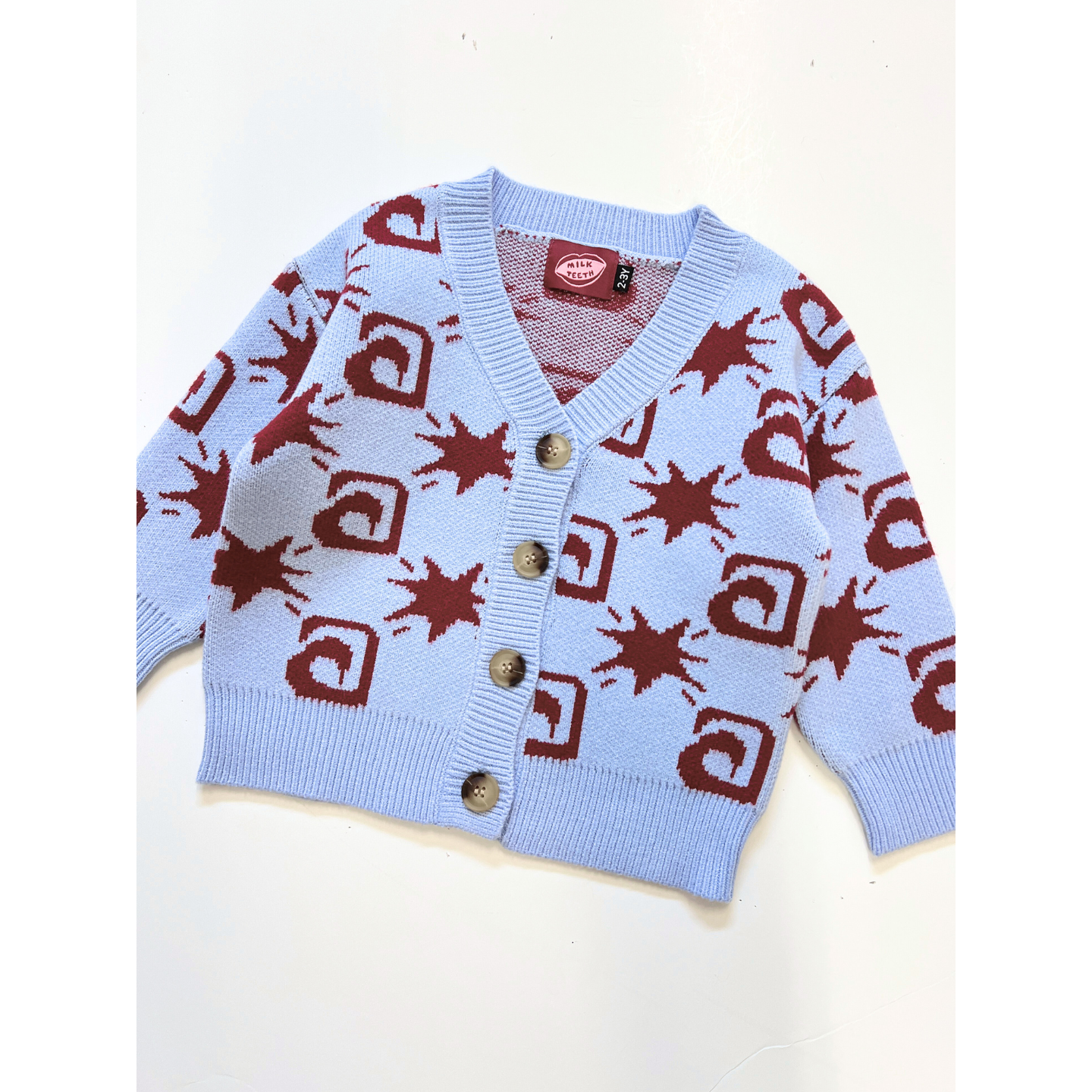 TRELLIS CARDIGAN: Lavender