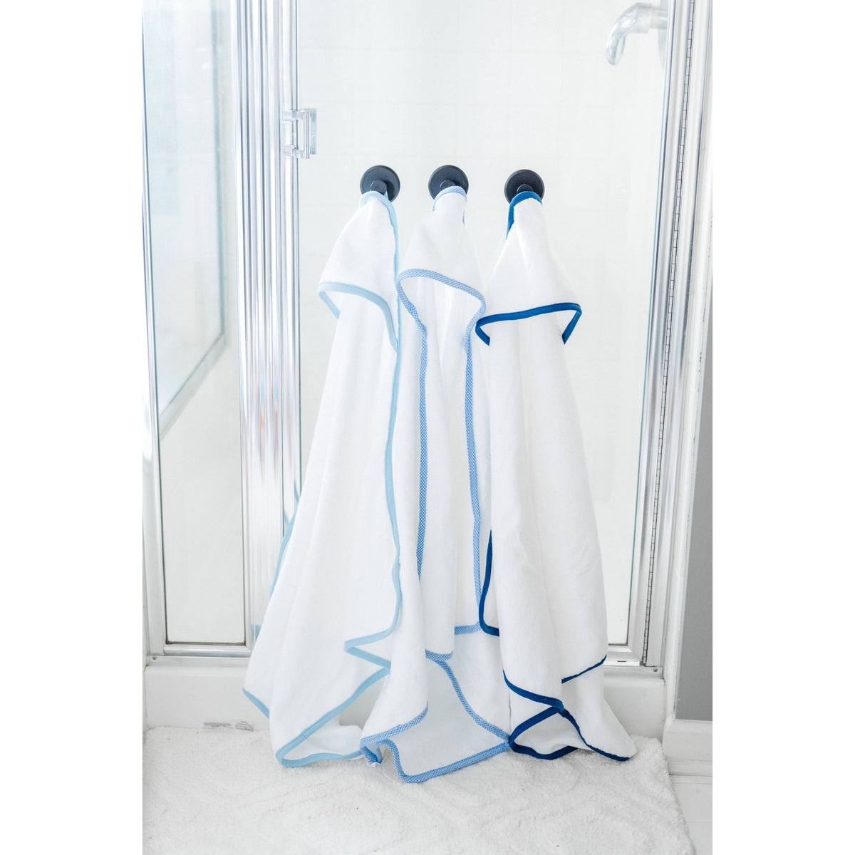 Hooded Terry Bath Towel | Navy