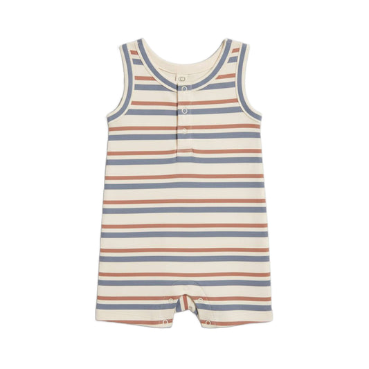 Nile Romper - Voyage Stripe / Sea + Ridge