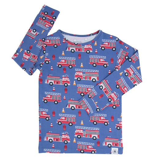 Big Kid Pajama -  Fire Trucks