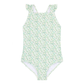 girls sea marsh floral crossover one piece