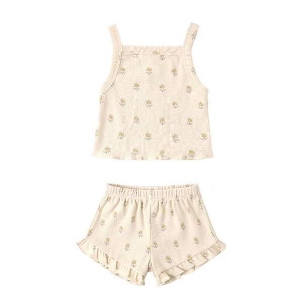 Evie Tank + Shortie Set || Buttercup