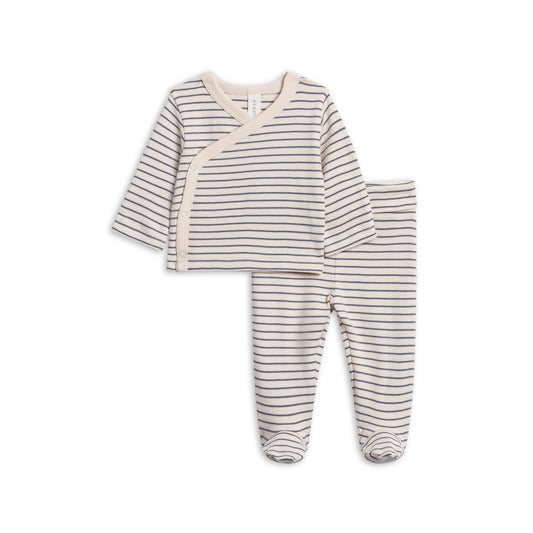 Riley 2 Piece Kimono Set - Windsor Stripe