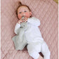 Bunny Mommy & Me Baby Knit Blanket & Lovey Gift SET: Natural / OS