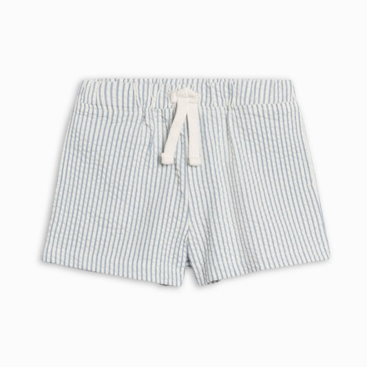 Nixie Seersucker Shorts - Shore Stripe / Sea