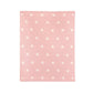 Stars Reversible Sweater Knit Baby Blankets Organic Cotton: Grey Heather